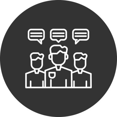 iş simgesi vektör illüstrasyonu