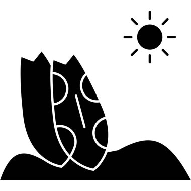 Yaz plajı. Basit tasarım