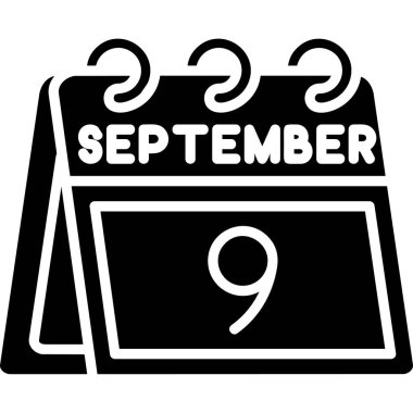 Takvim Eylül simgesi tasarımı