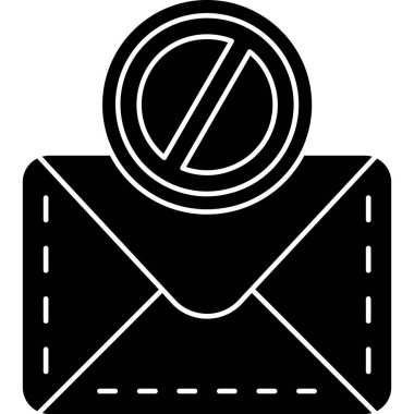 e-posta zarfı harf simgesi katı biçiminde