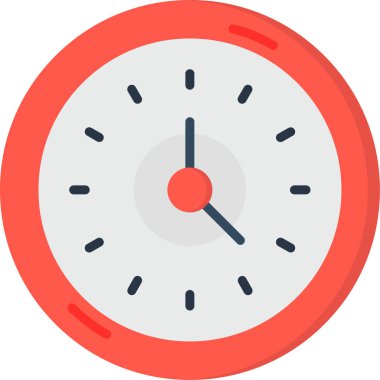 Alarm saati simgesi düz stil