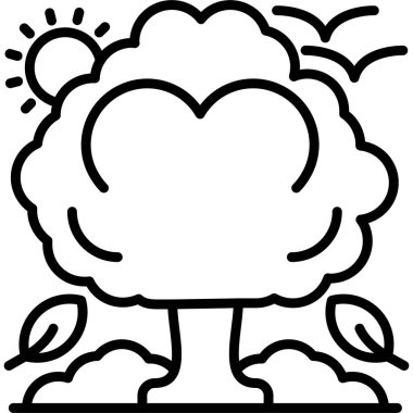 Ağaç doğası orman simgesi