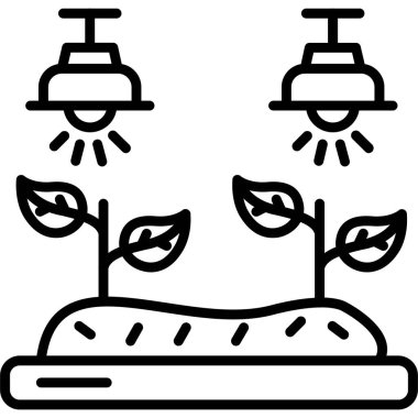 Ekoloji ekolojisi çevre simgesi ana hat biçiminde