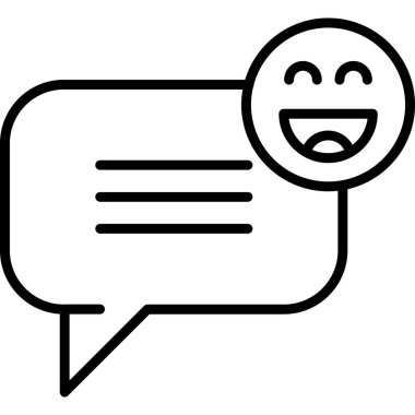 konuşma kabarcığı vektör çizimi