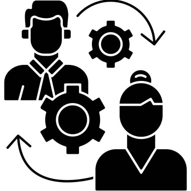 Müşteri Servisi simgesini. Vektör çizim