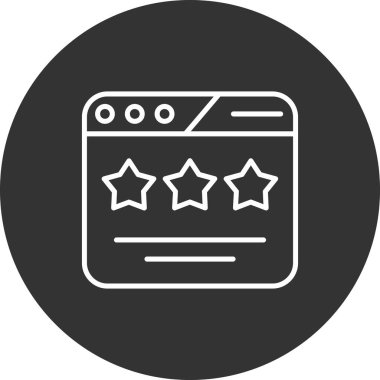 Geri besleme simgesi vektör illüstrasyon tasarımı