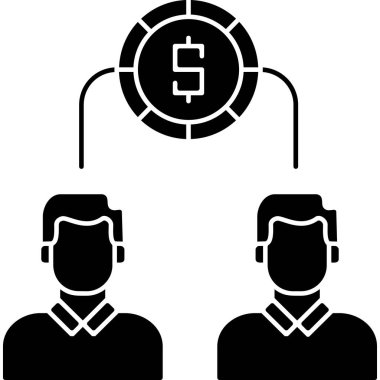 Dolar ve para vektör simgesi