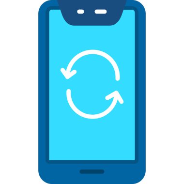 Simge vektör resimleme tasarımını eşzamanla