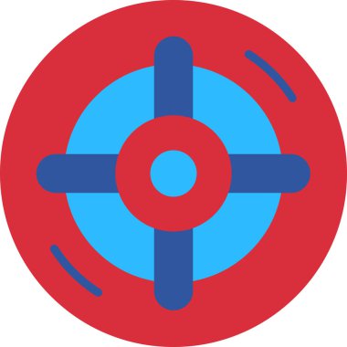 hedef simge, vektör illüstrasyonu basit tasarım