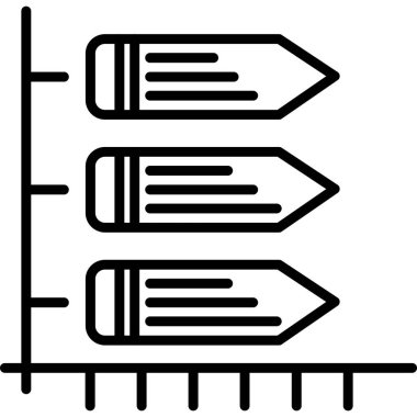Kalem cetvel simgesi