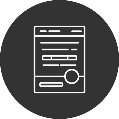 belge web simgesi basit tasarım