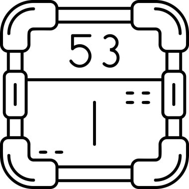 Moda biçimi izole edilmiş arkaplanda takvim simgesi