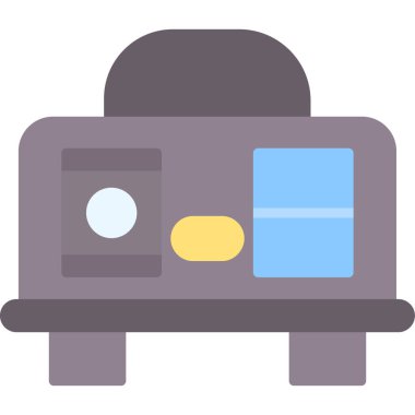 Kamera. Web simgesi basit illüstrasyon