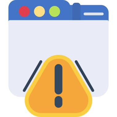 uyarı simgesi vektör illüstrasyonu