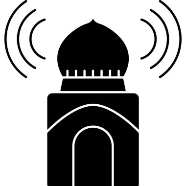 Cami. Web simgesi basit illüstrasyon