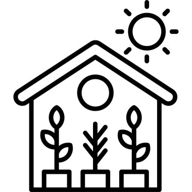 Ev. Web simgesi basit tasarım