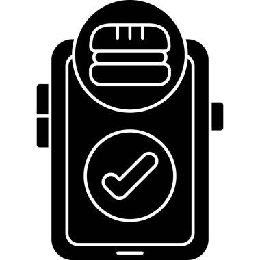 Alarm alarm simgesi katı biçimdeName