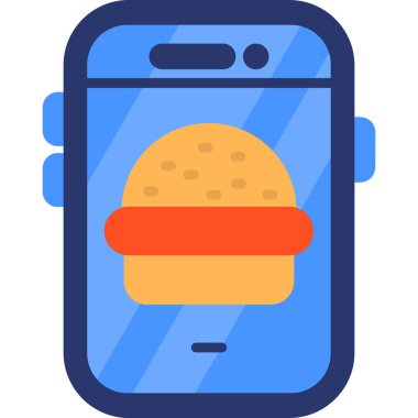 yemek cep telefonu simgesi