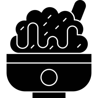 Bir kasenin vektör illüstrasyonu