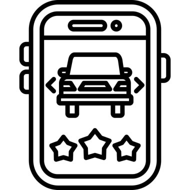 mobil uygulama simgesi vektör illüstrasyonu