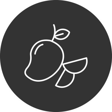 elma simgesinin vektör illüstrasyonu