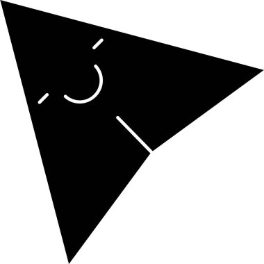 bayrak ikonu vektör illüstrasyonu