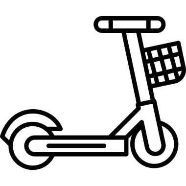 Bisiklet simgesi, düz stil