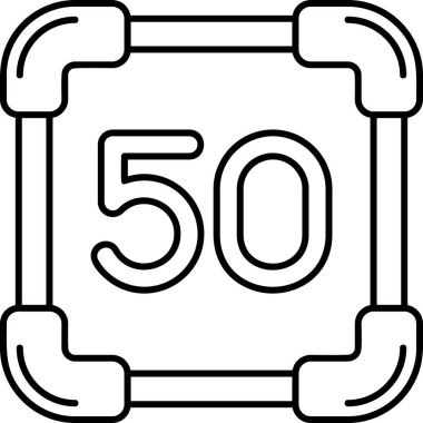 0 sayısının vektör illüstrasyonu