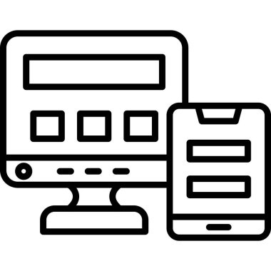 çevrimiçi web tasarım simgesi