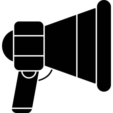 megafon ikon vektör illüstrasyon tasarımı