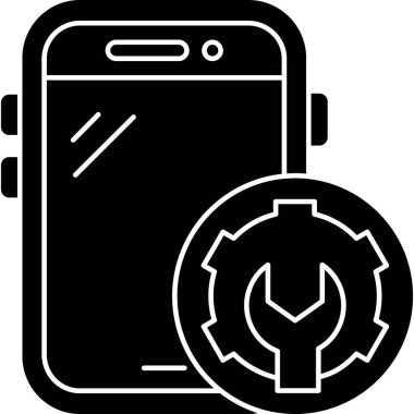 akıllı aygıt simgesi, vektör illüstrasyonu