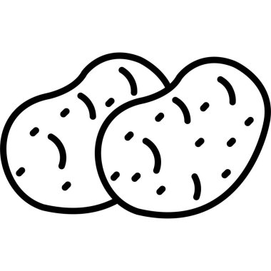 Ekmek. Web simgesi basit illüstrasyon