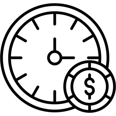 para ve zaman simgesi, özet biçimi