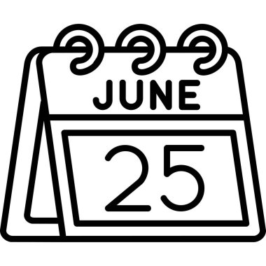 Takvim simgesi tasarımı, vektör illüstrasyonu