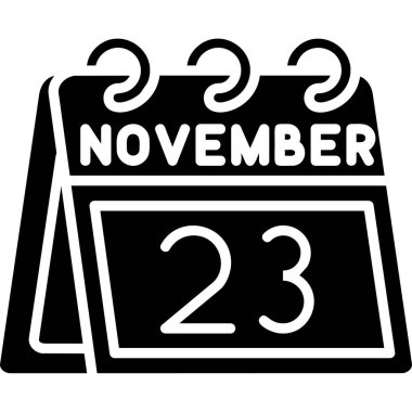 24 Kasım simgesine sahip takvim