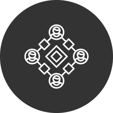 seo modern simgesinin vektör illüstrasyonu