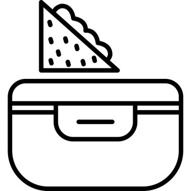 Kek. Web simgesi basit tasarım