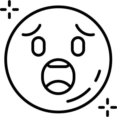 emoji. Web simgesi basit illüstrasyon