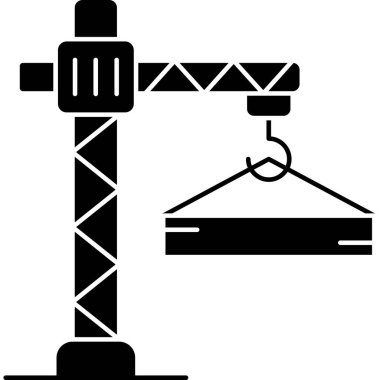 Vinç vinç simgesi ana hat biçiminde