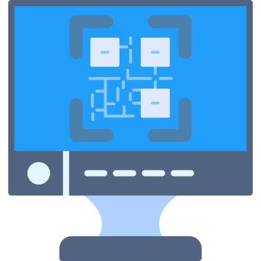 ağ bağlantısı bilgisayar simgesi