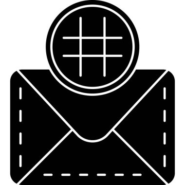 E- posta simgesinin vektör illüstrasyonu