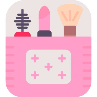 Güzellik salonu düz vektör simgesi