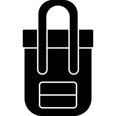 torba simgesi, vektör illüstrasyonu