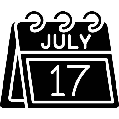 Takvim Kabartma Simgesi Tasarımı