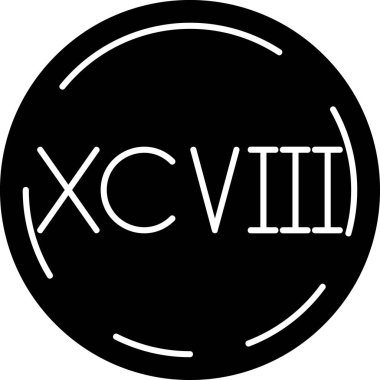 Bir X harfi simgesinin vektör illüstrasyonu