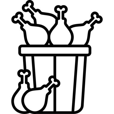 Bira kutusu. Web simgesi basit illüstrasyon