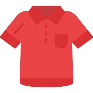 shirt simgesi vektör illüstrasyonu