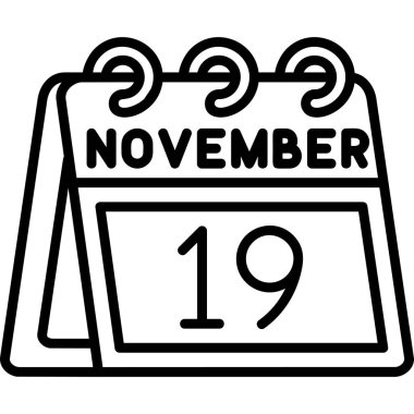 9 Kasım tarihli takvim.