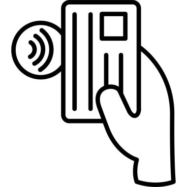 Kablosuz ağ simgesi. Taslak çizimi. vektör sembolü