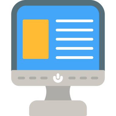 Web simgesi vektör illüstrasyonu